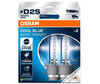 Lampen Xenon D2S Osram Xenarc Cool Blue Boost 7000K ref: 66240CBB-2HB in verpakking van 2 lampen