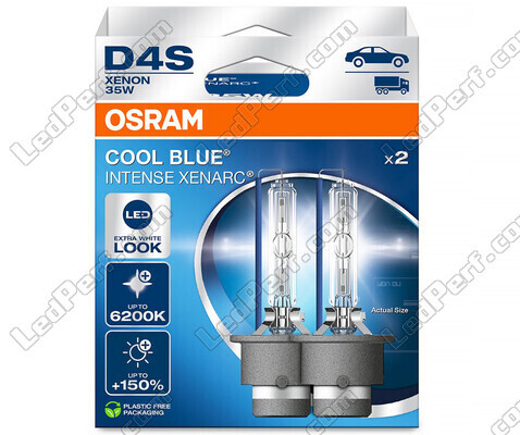 Paar D4S Xenon Lampen Osram Xenarc Cool Blue Intense 6200K in de verpakking - 66440CBN-2HB