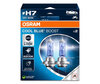 Lampen H7 Osram Cool Blue Boost 5 500K xenoneffect ref: 62210CBB-2HB in verpakking van 2 lampen