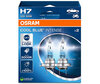 Paar Osram H7 Cool blue Intense LED Effect 5000K-lampen