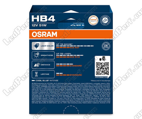 Paar HB4 Osram Cool Blue Intense Lampen - 9006CBN-2HB