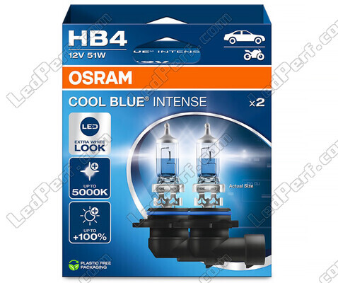 Paar Osram HB4 Cool blue Intense LED Effect 5000K-lampen