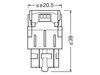 W21/5W Ledlampen Osram LEDriving® SL White 6000K - W3x16q