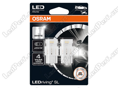 W21W Ledlampen Osram LEDriving® SL White 6000K - W3x16d