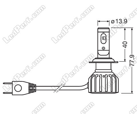 H7 LED lampen Osram Night Breaker GEN2 Goedgekeurde - 64210DWNBG2