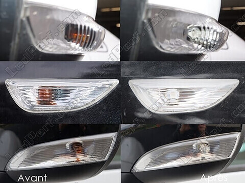 Led Répétiteurs Latéraux Dacia Logan avant et apres