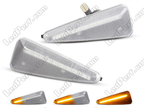 Clignotants latéraux séquentiels à LED pour Dacia Sandero - Version claire