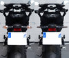 Comparatif avant et après le passage aux clignotants Séquentiels à LED de Ducati Monster 695