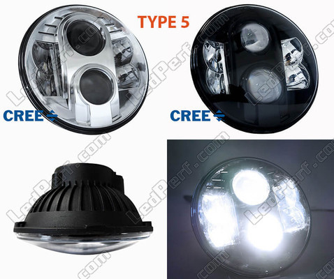 Phare LED Moto Type 5 Honda VTX 1800