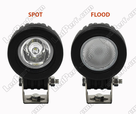 Faisceau Lumineux Spot VS Flood KTM EXC 520