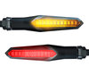 Clignotants dynamiques LED 3 en 1 pour Peugeot Trekker 50