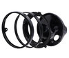 Phare rond noir pour optique full LED de Suzuki SV 650 N (2003 - 2010), assemblage des pièces