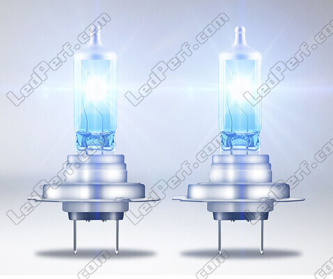 Ampoules halogènes H7 Osram Cool Blue Intense produisant un éclairage Effet LED