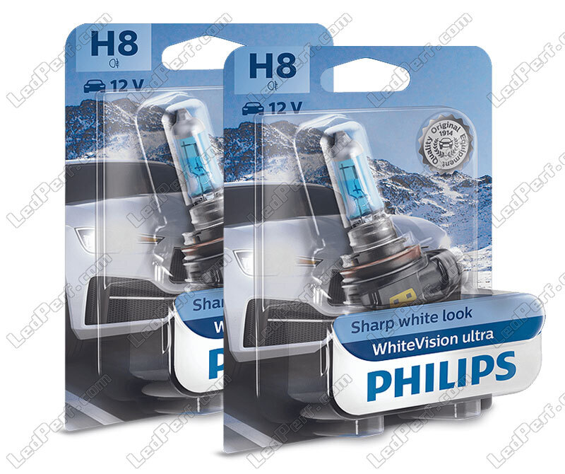 Ampoule de phare à halogène Certified H8, paq. 1