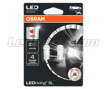 Ampoules LED W5W Osram LEDriving® SL Rouges - W2.1x9.5d
