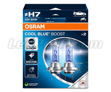 Set met 2 H7 lampen Osram Cool Blue Boost - 5 500K - 62210CBB-2HB